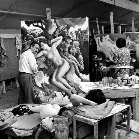 nude painting model Nude painting model